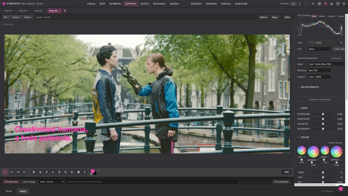SynPhoto, el retoque de foto de Wiri Hybrid