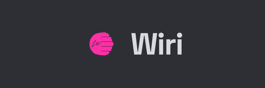 Logo de Wiri, horizontal