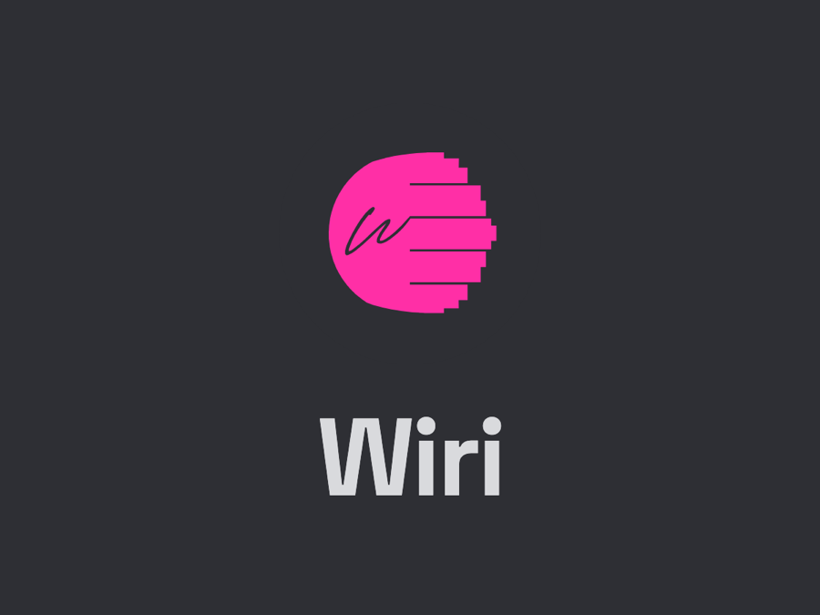 Logo de Wiri, vertical